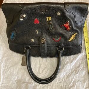 Coach Mercer with Varsity Patches